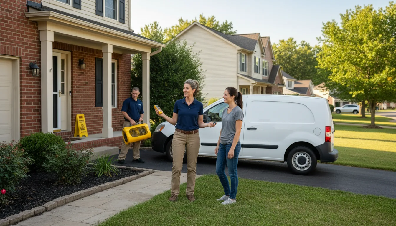Water restoration image for Dehumidification And Cleanup Services in Stephentown, NY